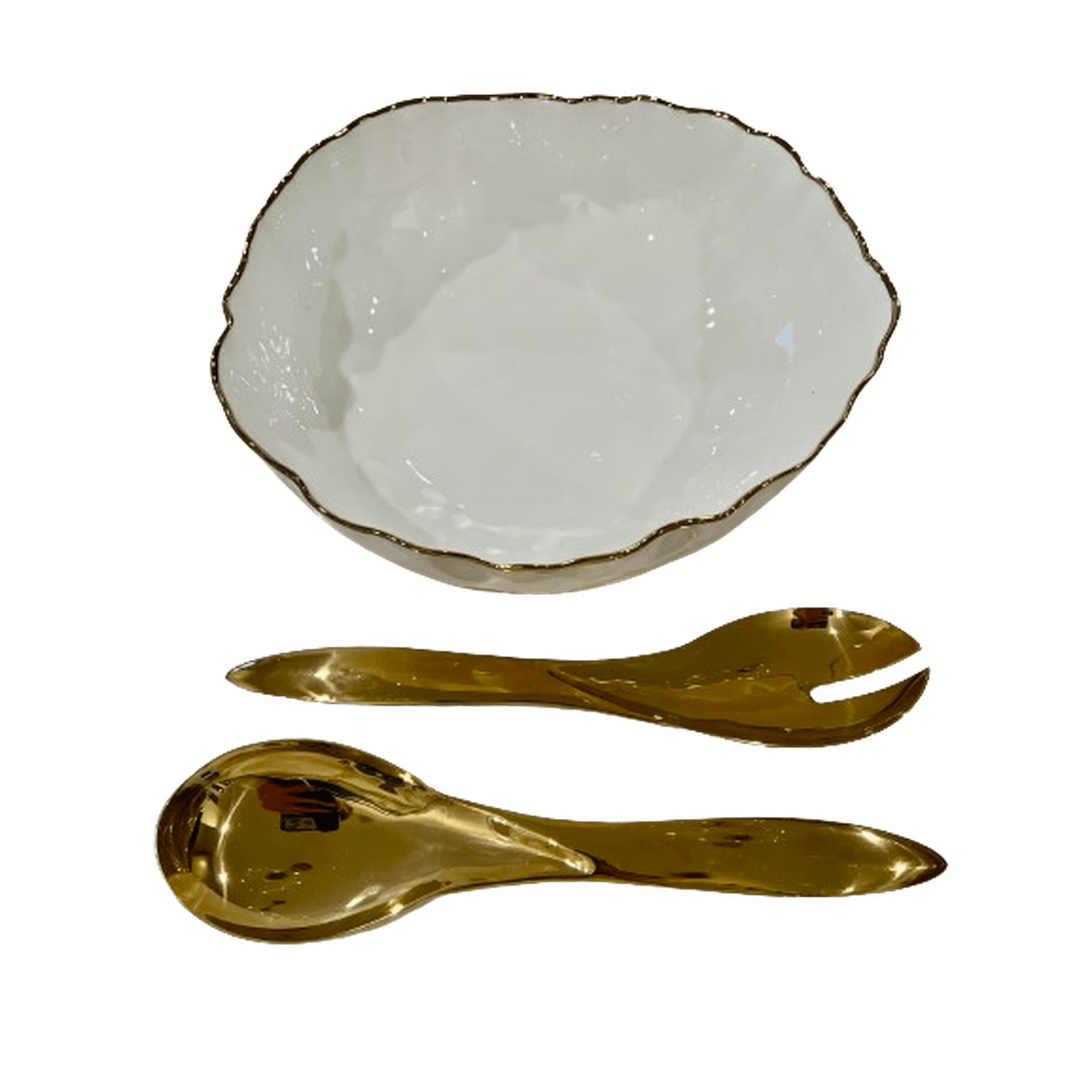 Portifino Large White Serving Bowl Bestowed Housewares