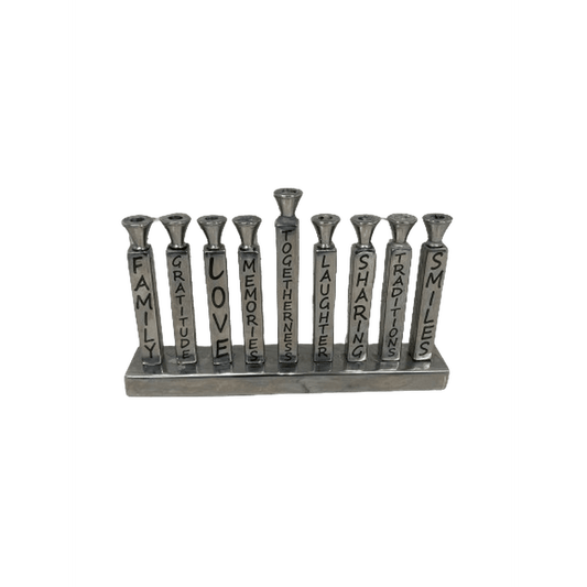 Silver Tabletop Menorah Bestowed Housewares