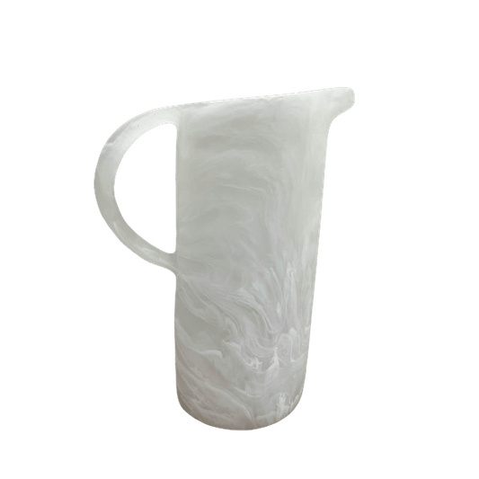 White Swirl Pitcher Bestowed Housewares